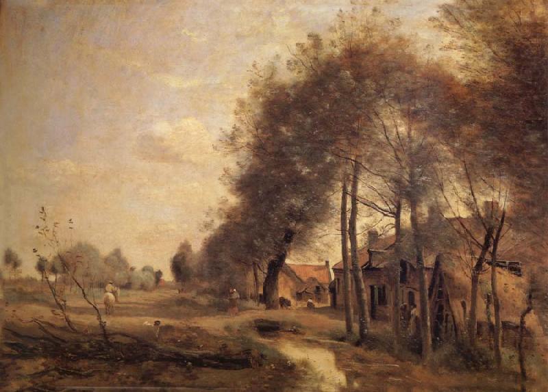 The road of Without-him-Noble, Corot Camille